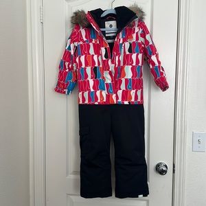 Roxy Paradise Snow Suit Bib Jacket Pants 4/5T